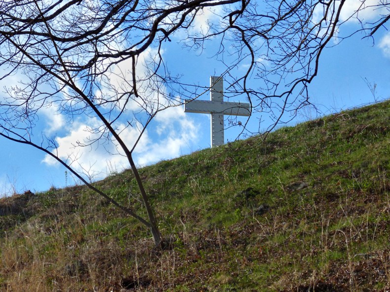A different view of the Lake Junaluska Cross