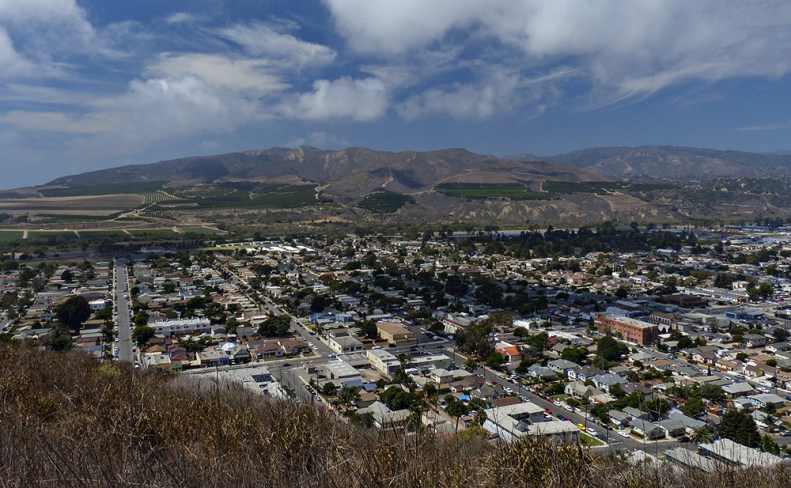 Overlooking part of the city of Ventura from Serra Cross Park