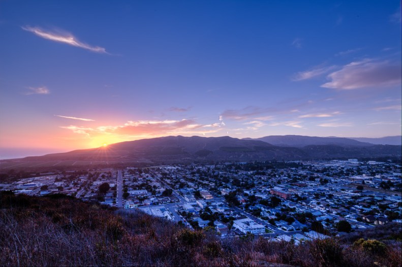 Sunset at Serra Cross, later the same day.